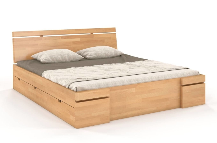 Łóżko bukowe Sparta MAXI DR 120x200 cm wysokie z szufladami kolor naturalny nowe-meble.pl 4.jpg