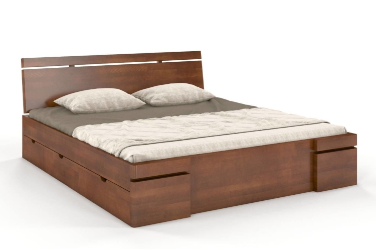 Łóżko bukowe Sparta MAXI DR 120x200 cm wysokie z szufladami kolor orzech nowe-meble.pl 10.jpg
