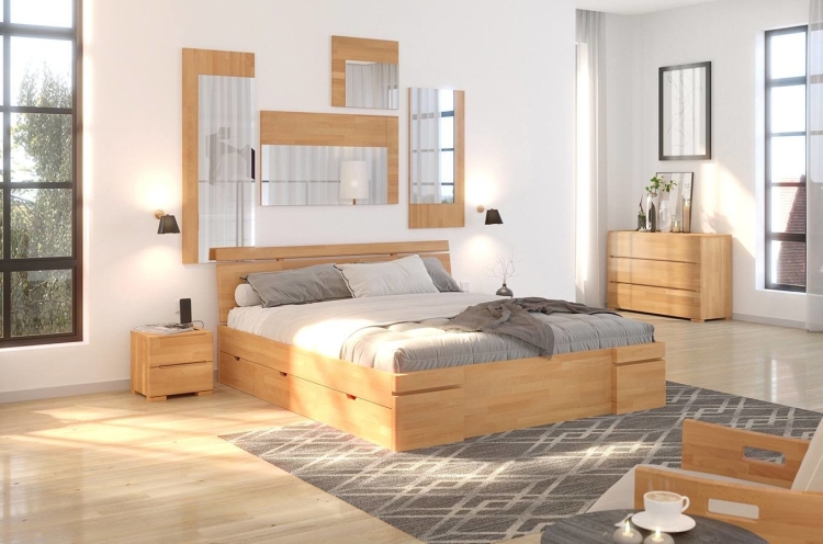 Łóżko bukowe Sparta MAXI DR 120x200 cm wysokie z szufladami  nowe-meble.pl 13.jpg