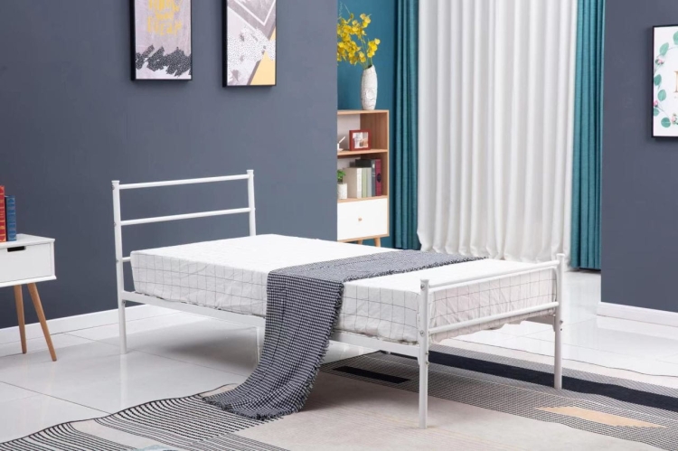 łóżko metalowe białe 90x200 cm nowe-meble.pl 3.jpg