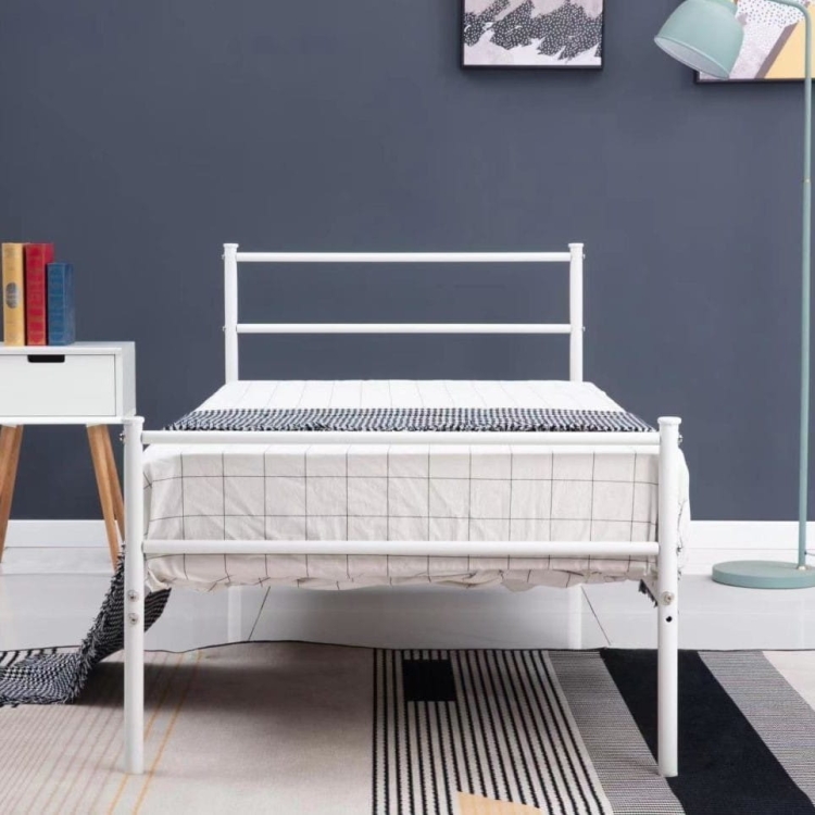 łóżko metalowe białe 90x200 cm nowe-meble.pl 3.jpg