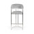 Hoker MARCILLE DeLuxe - tkanina BLUVEL metalowa srebrna podstawa glamour front