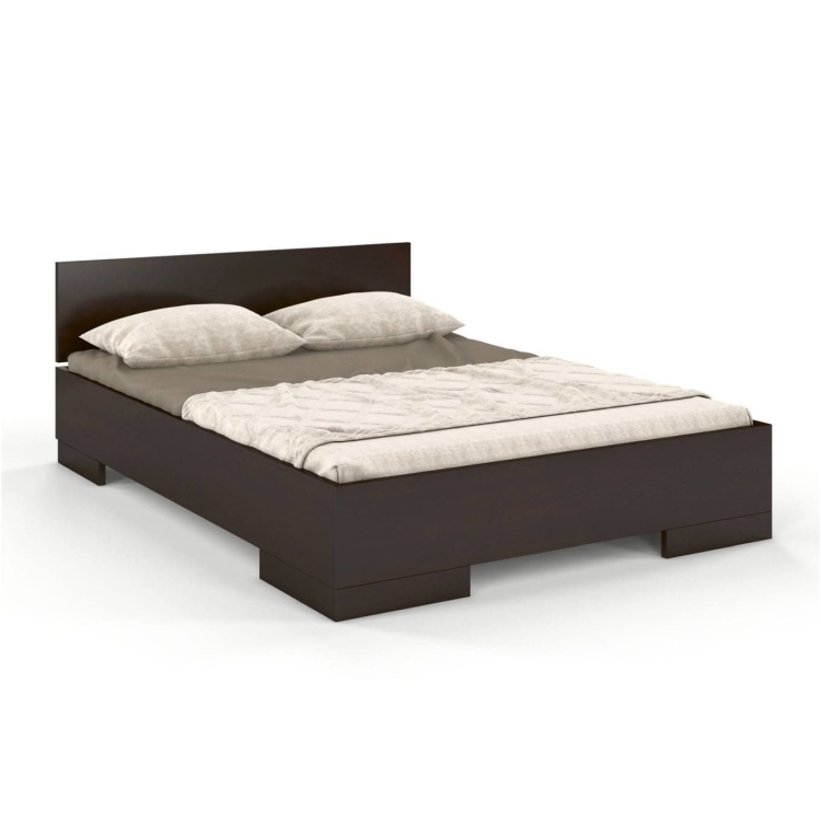 Łóżko skandynawskie Spectrum MAXI ST wysokie sosna kolor palisander nowe-meble.pl skrzynia na pościel 2.jpg