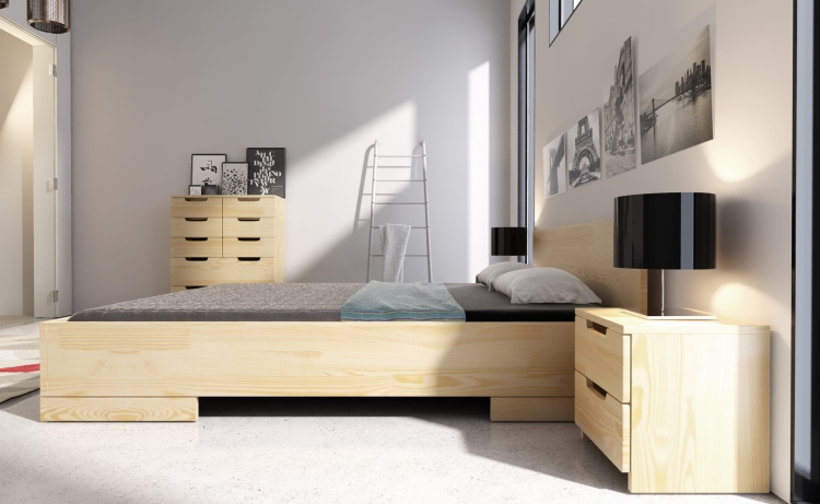 Łóżko skandynawskie Spectrum MAXI LONG wysokie 90x220 cm sosna nowe-meble.pl 2.jpg
