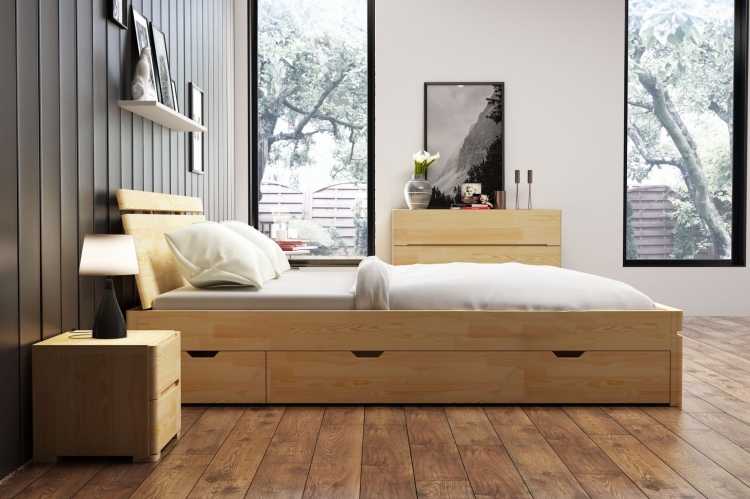 Łóżko sosnowe Sparta MAXI DR 120x200 cm wysokie z szufladami nowe-meble.pl 1.jpg