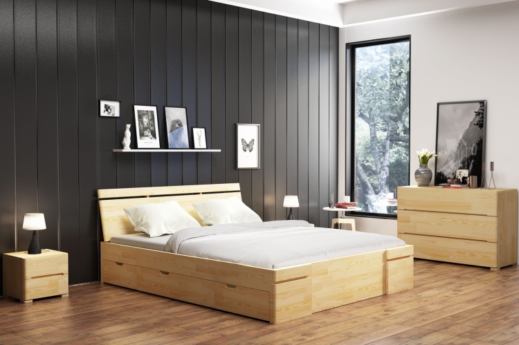 Łóżko sosnowe Sparta MAXI DR 120x200 cm wysokie z szufladami nowe-meble.pl 2.jpg