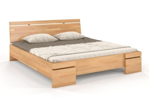 Łóżko bukowe Sparta MAXI 120x200 cm wysokie kolor naturalny nowe-meble.pl 4.jpg