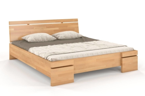 Łóżko bukowe Sparta MAXI LONG 120x220 cm wysokie kolor naturalny nowe-meble.pl 4.jpg