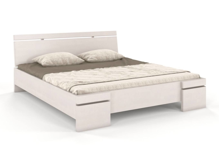 Łóżko bukowe Sparta MAXI LONG 120x220 cm wysokie kolor biały nowe-meble.pl 7.jpg