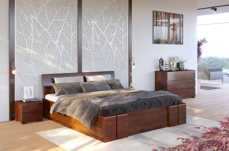 Łóżko sosnowe Vestre MAXI DR z szufladami 120x220 cm wysokie nowe-meble.pl Łódź 1.jpg