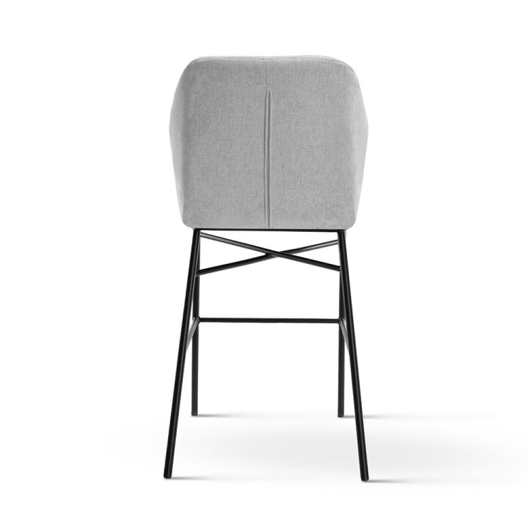 Irys - wysoki tapicerowany hoker do wysp 100 cm tył