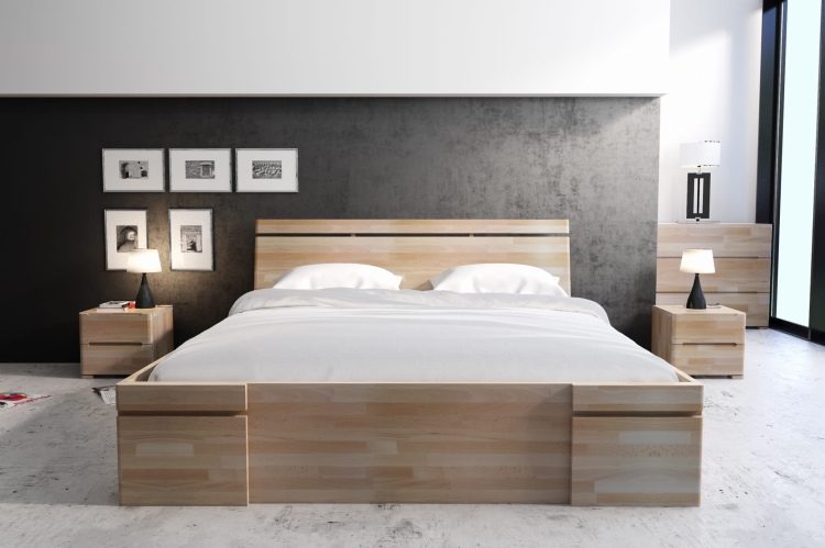Łóżko bukowe Sparta MAXI DR 120x200 cm wysokie z szufladami nowe-meble.pl 3.jpg