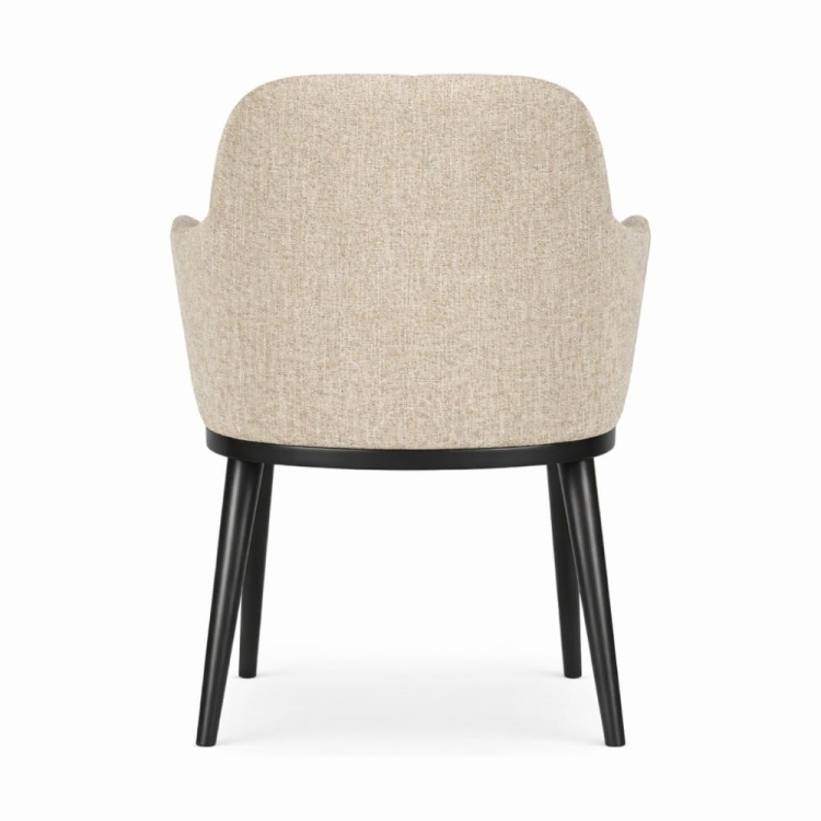 krzesło TULIP PRO SUPREME tył tkanina DREAM oparcie krzesła premium lite drewno