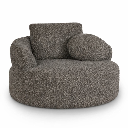 fotel bufalo okrągły premium leo struktura