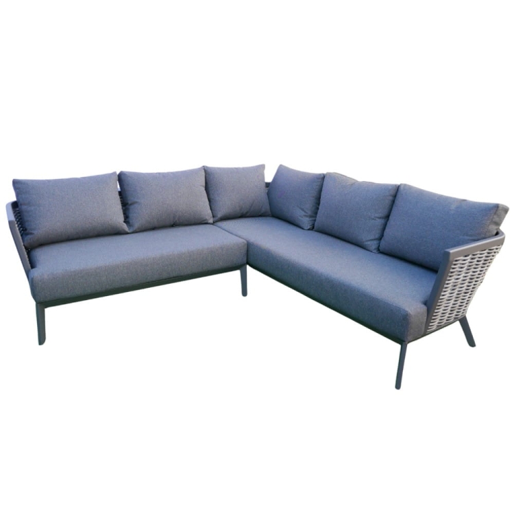 zestaw mebli ogrodowych Como narożnik szary nowe-meble.pl