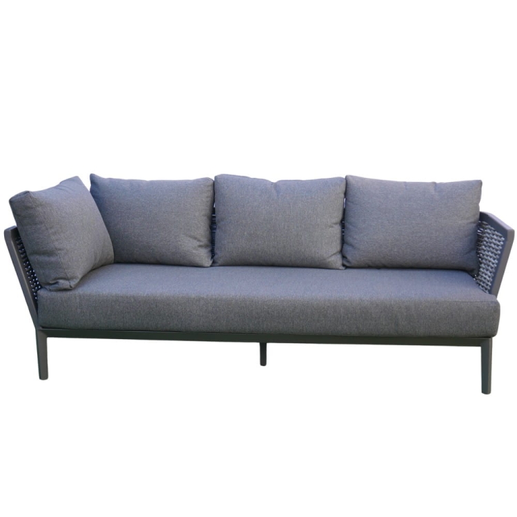 zestaw mebli ogrodowych Como narożnik szary moduł 3 os. nowe-meble.pl