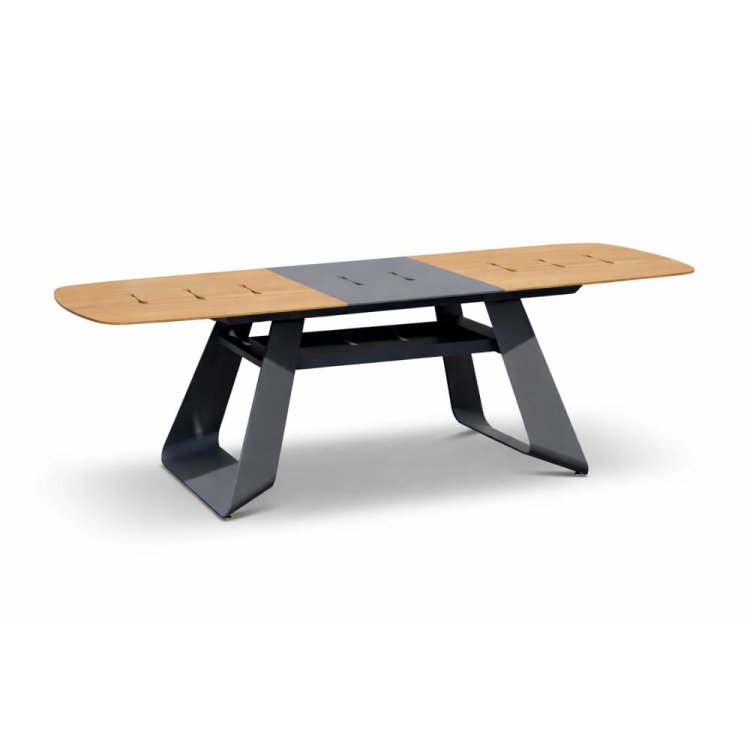 stół ogrodowy alvaro dining rozkładany 180–240 cm aluminium