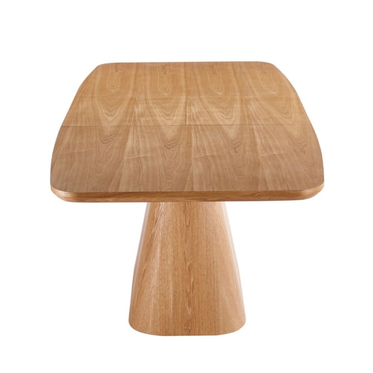 Angelo - stół rozkładany do jadalni salonu nowoczesny dąb naturalny bok