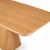 Angelo - stół rozkładany do jadalni salonu nowoczesny dąb naturalny zbliżenie