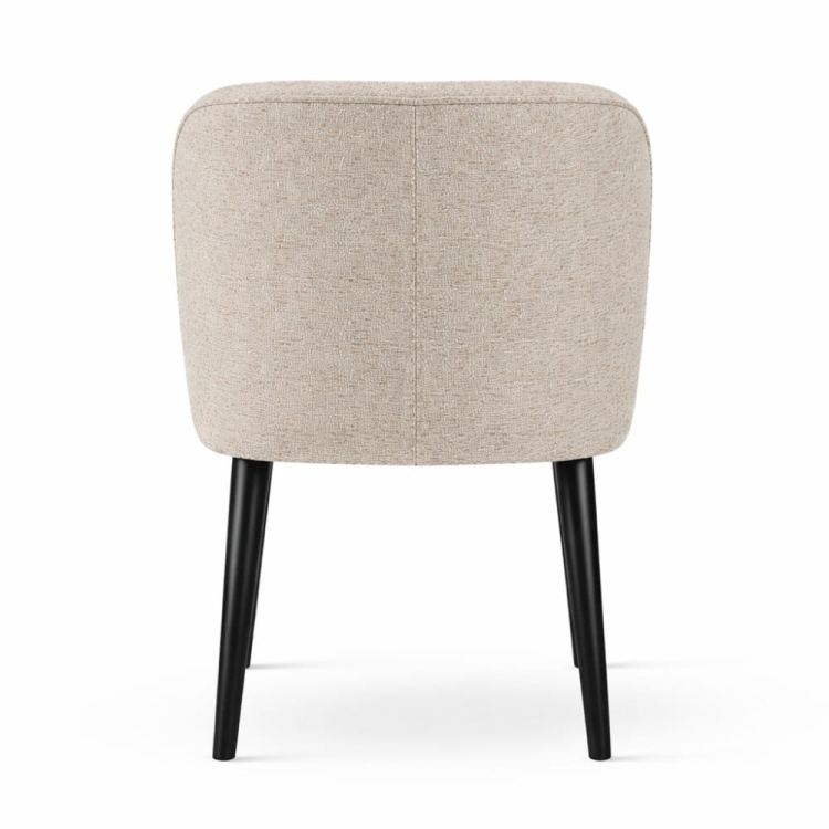 Aine Supreme - krzesło tapicerowane do jadalni na sprężynie kieszeniowej tył