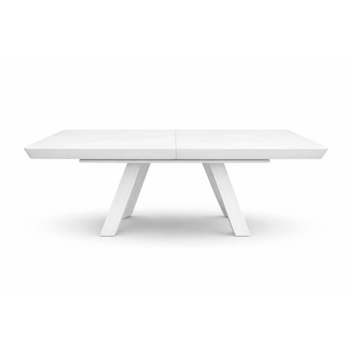 Stół dębowy do jadalni Milano biały dla 16 osób