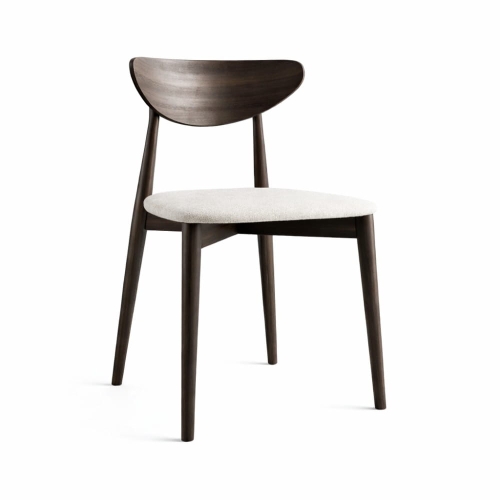 Krzesło drewniane Sol z tapicerowanym siedziskiem