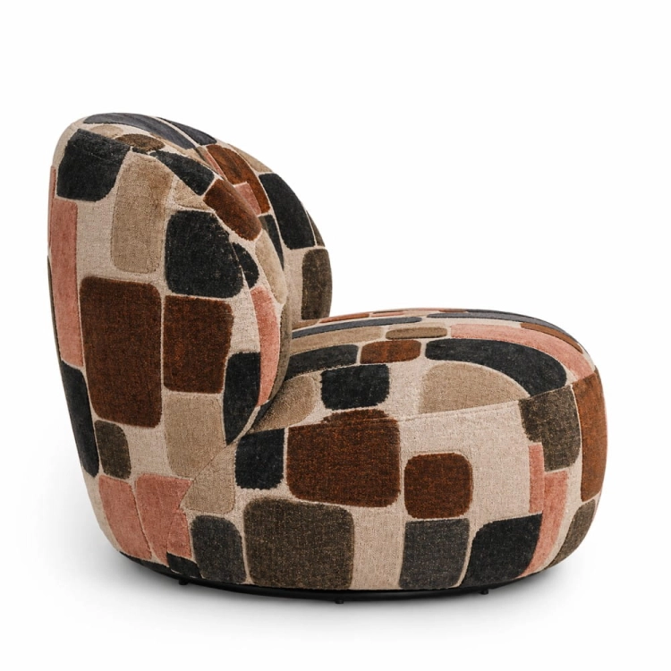 Fotel Namos Mosaic bok tkanina 3D premium