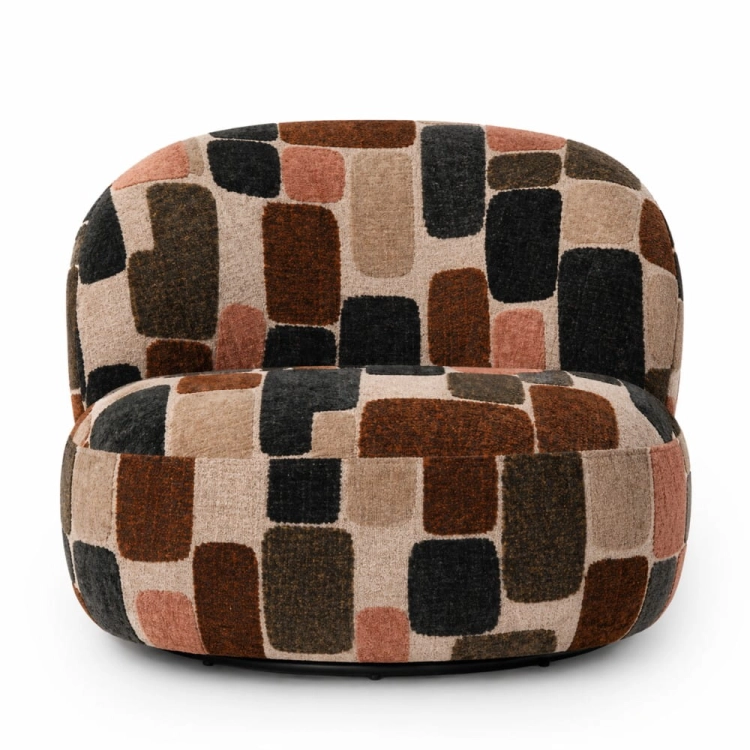 Fotel Namos Mosaic front obrotowy premium