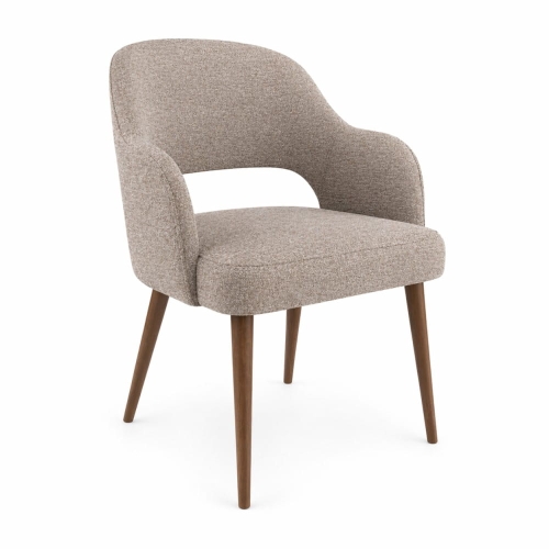 Melia - krzesło tapicerowane z podłokietnikami