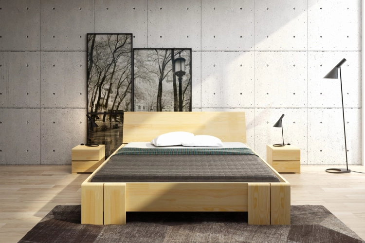 Łóżko sosnowe Vestre MAXI ST 120x200 cm wysokie nowe-meble.pl Łódź skrzynia na pościel 3.jpg