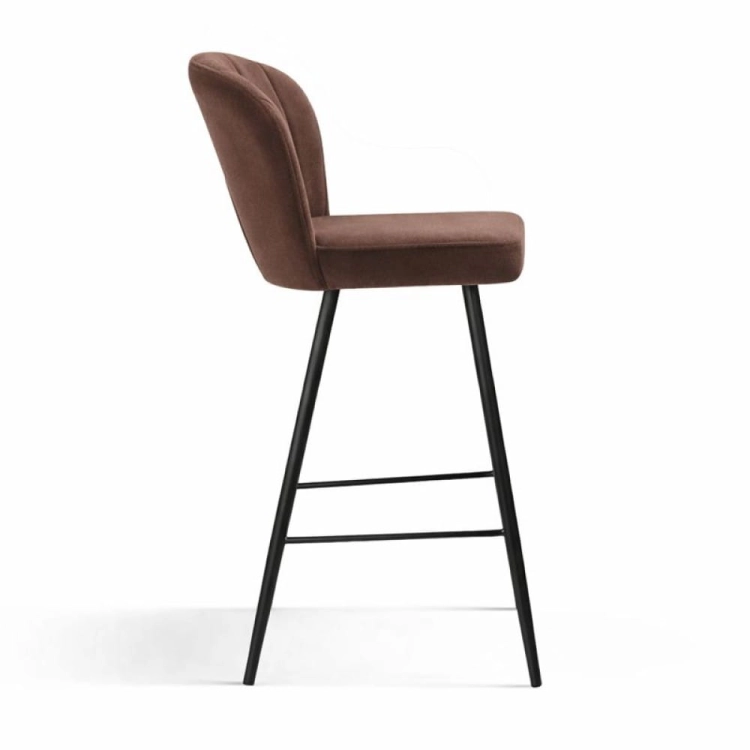 Shelly - hoker tapicerowany wysoki do wyspy 100 cm