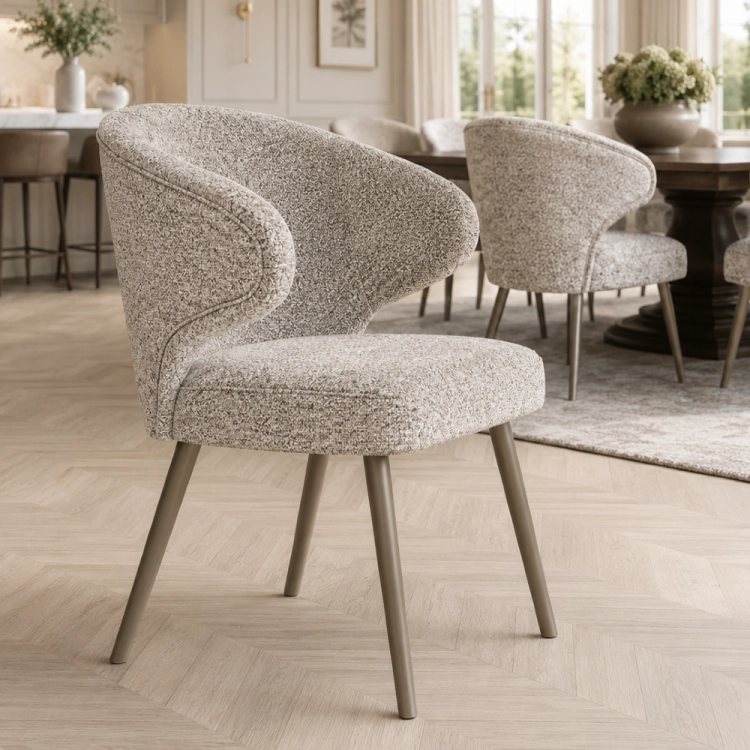 ANKARA - krzesło tapicerowane PUENTE aranżacja jadalni modern classic