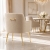 AMADEUS - krzesło fotelowe glamour aranżacja eleganckiej jadalni