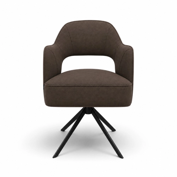 LUNA COMFORT - krzesło tapicerowane z lamówką front