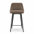 CALMO - hoker tapicerowany w tkaninie BLUVEL front