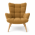 COSY - fotel do salonu w tkaninie MALOY front