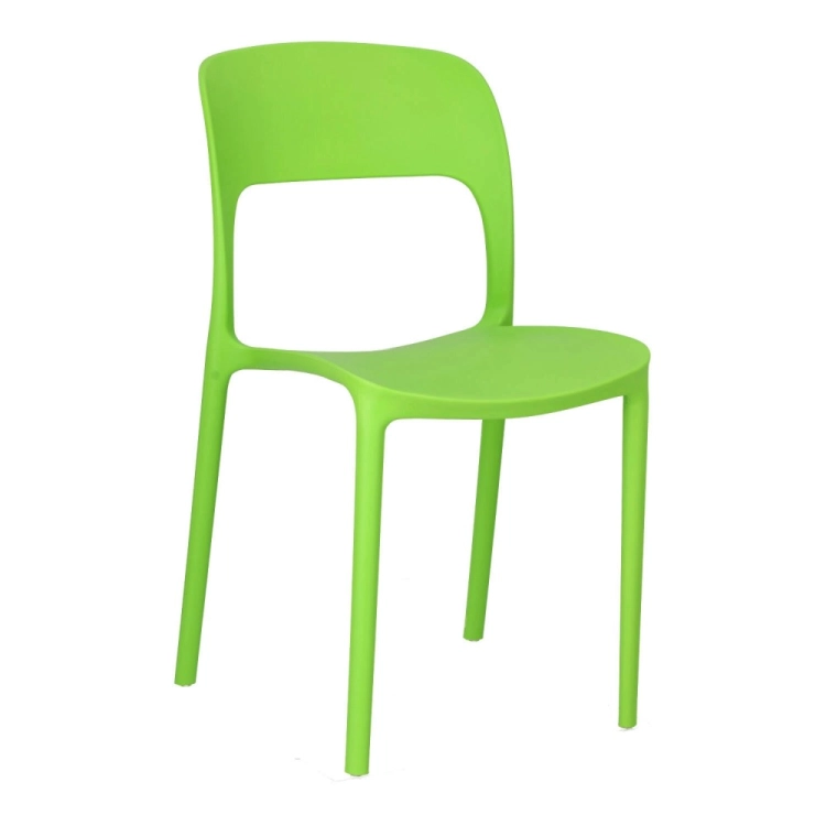 TED - krzesło zielone sztaplowane z tworzywa