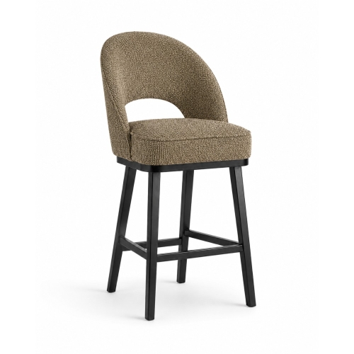 PONTE SUPREME PRO - elegancki hoker do wyspy 100 cm na podstawie z litego drewna