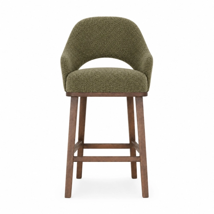 Hoker GODA PRO SUPREME WOOD M w zielonej tkaninie – widok z przodu