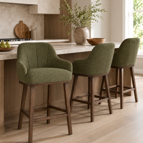 Hoker TULIP SUPREME WOOD L z podłokietnikami – aranżacja