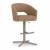 INES SUPREME CROSS - obrotowy tapicerowany hoker klasy premium noga taupe