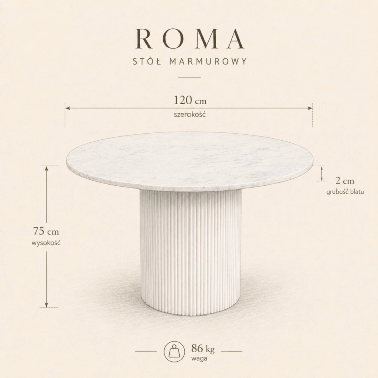 roma-stol-okragly-marmurowy-szkic-wymiarowy