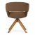 Krzesło SOREN WOOD VINCI – designerska forma i dębowa podstawa, widok z tyłu nowe-meble.pl