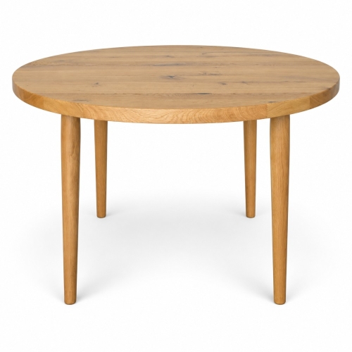 Stół dębowy okrągły WILTON z litego dębu Ø120 cm