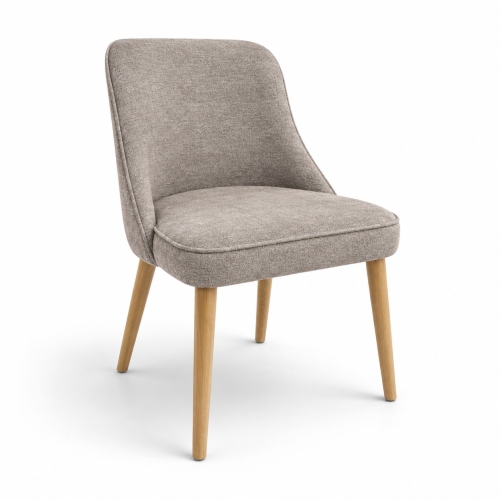 CALMO WOOD – krzesło tapicerowane DREAM front skos – nowe-meble.pl