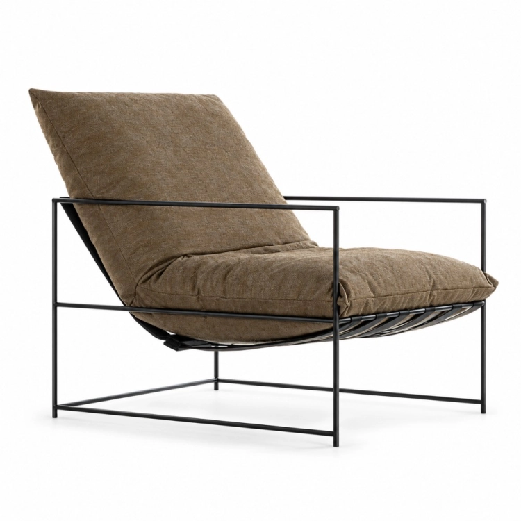 Fotel ELTON loft MALOY – widok z boku