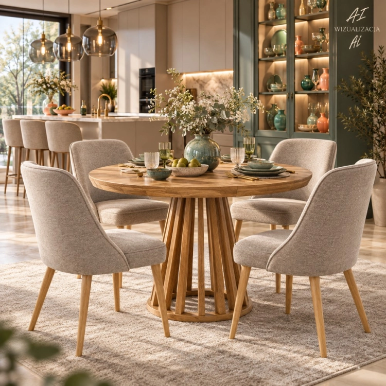 Stół NEVADA 110–210 cm aranżacja premium jadalni – nowe-meble.pl