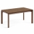 Stół SAFONA złożony 180 × 90 cm orzech brąz – nowe-meble.pl