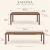 Stół SAFONA złożony 180 × 90 cm szkic z wymiarami – nowe-meble.pl