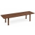 Stół dębowy LEONA rozłożony 290 × 100 cm lity dąb – nowe-meble.pl